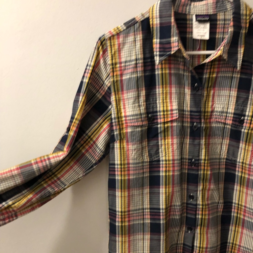 Patagonia plaid button down